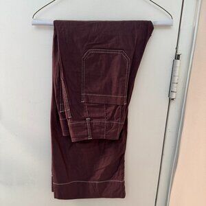 Anthropologie/Maeve Colette Crop Pant in Brown